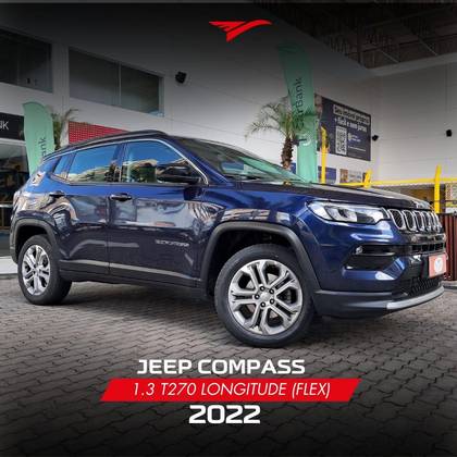 JEEP COMPASS 1.3 T270 TURBO FLEX LONGITUDE AT6